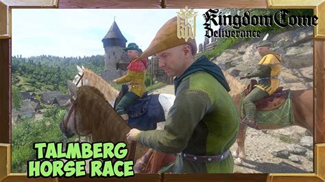 How to win the horse race in Talmberg (The Sport of .